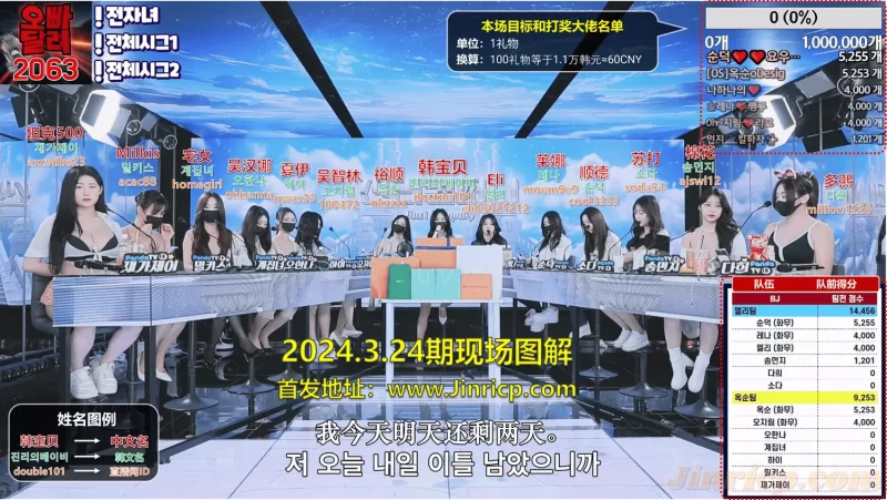【Jinricp第十五期】2024.03.24韩国女团直播秀（十五）-Jinricp|PandaClass|熊猫班|BJ主播|PandaTV直播|中文站