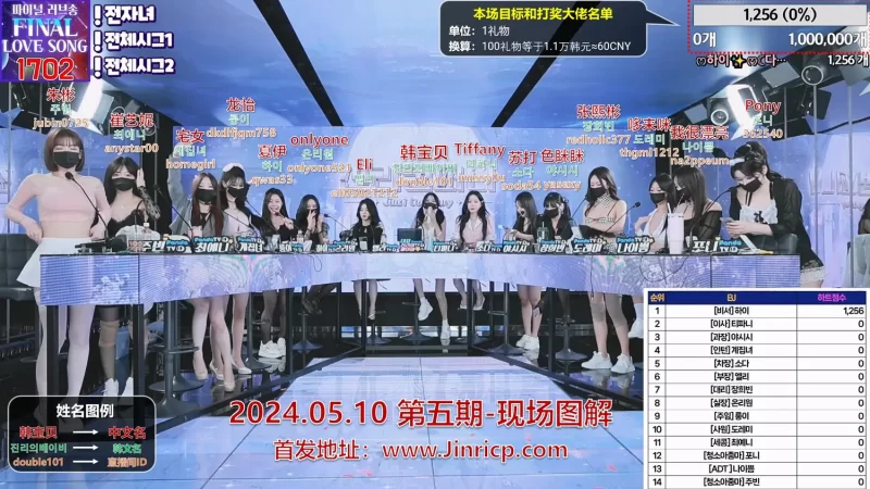 【Jinricp-S2-05】2024.05.10韩国女团直播秀（五）-Jinricp|PandaClass|熊猫班|BJ主播|PandaTV直播|中文站