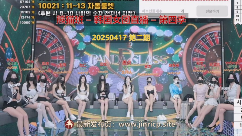 【熊猫班-第四季】2025.04.17 韩国女团直播秀（第二期）-Jinricp|PandaClass|熊猫班|BJ主播|PandaTV直播|中文站